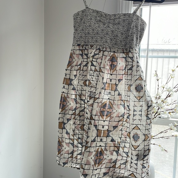 ROXY Sundress Tube Tank Strapless Mini Short Summer Beach coverup Dress - Med - Picture 11 of 17